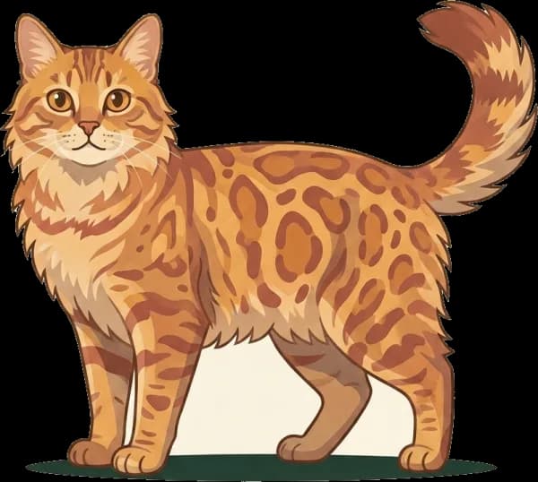 Illustration: Katzenfutter für Bengal Longhair: Protein