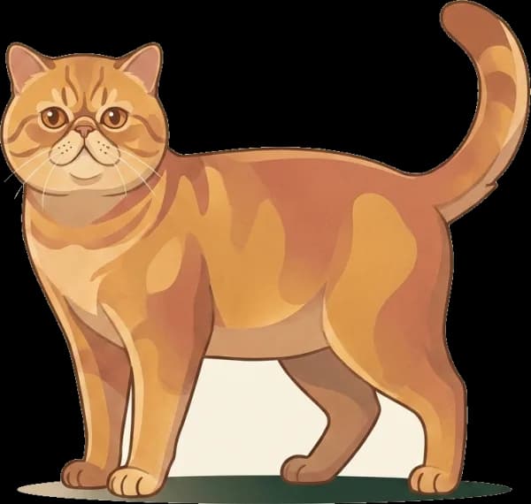 Illustration: Katzenfutter Exotische Kurzhaarkatze