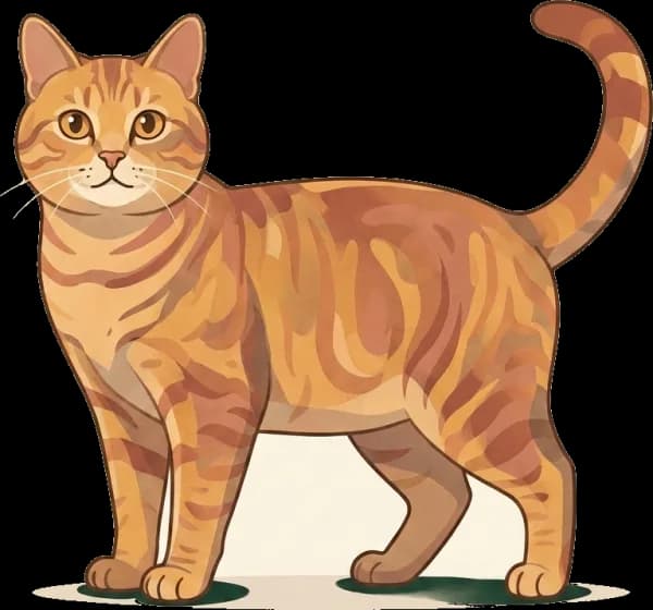 Illustration: Katzenfutter Hauskatze Kurzhaar: Senior
