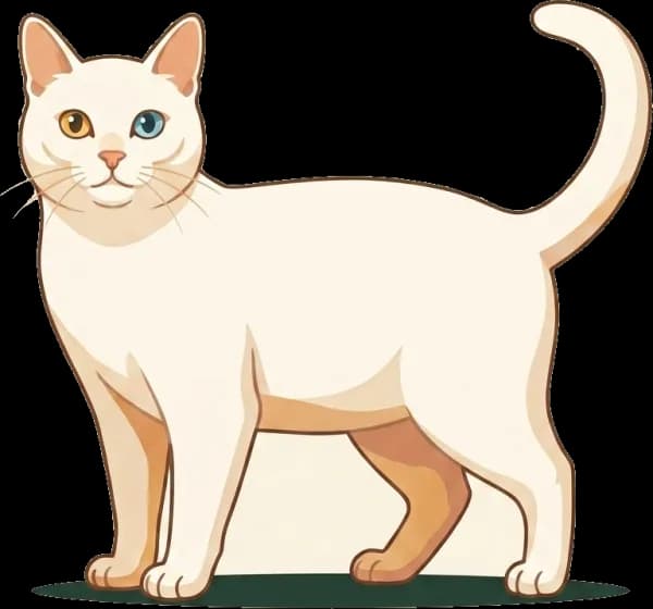 Illustration: Katzenfutter für Khao Manee: Augenschutz