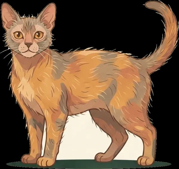 Illustration: Katzenfutter Lykoi: Genetische Fellgesundheit