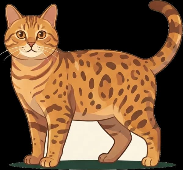 Illustration: Katzenfutter für Ocicat: Taurin-Priorität