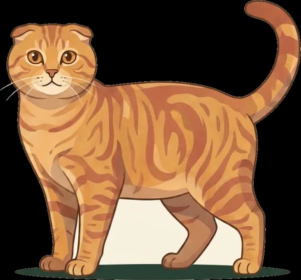 Illustration: Katzenfutter Schottische Faltohrkatze