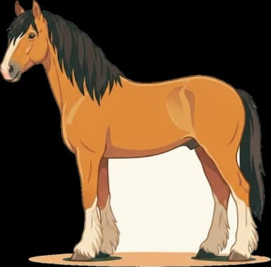 Pferdefutter für Shire Horse